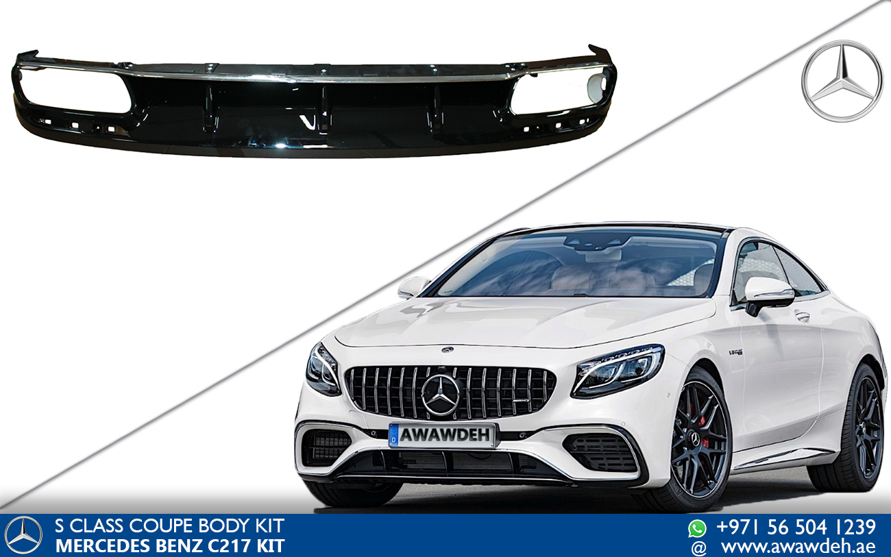 mercedes s coupe diffuser